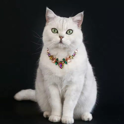 Collier Bridgette – Collier de luxe pour animaux de compagnie en strass