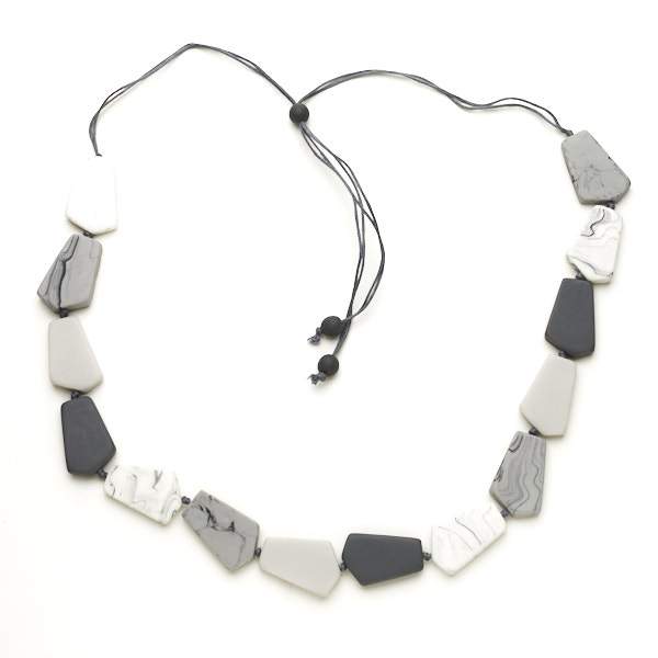 Resin Pentagon Necklace