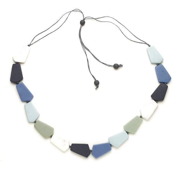 Resin Pentagon Necklace