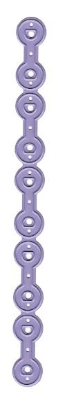 Matrices de découpe pour bordure de bracelet - Cercles