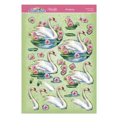 Set Déco-Large Oiseaux Magnifiques - Cygne Éblouissant