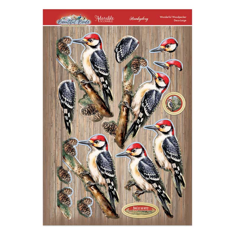 Magnifique kit Deco-Large Oiseaux - Merveilleux Pic