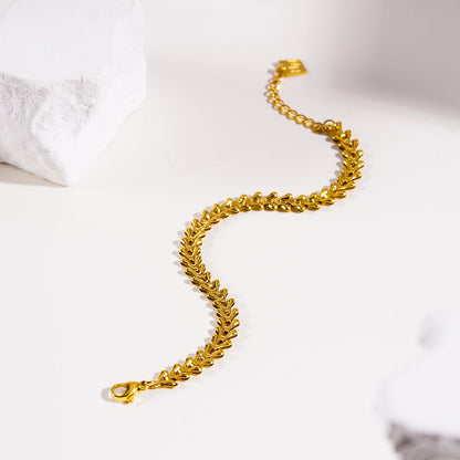 BLYTH: Bracelet abstrait avec blason, d'inspiration vintage