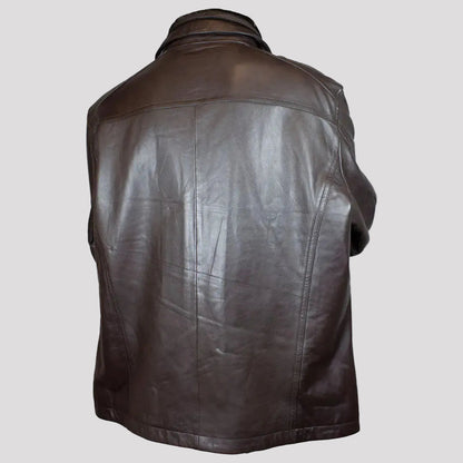 BOL Men's Cardian Bomber Lambskin Leather Jacket