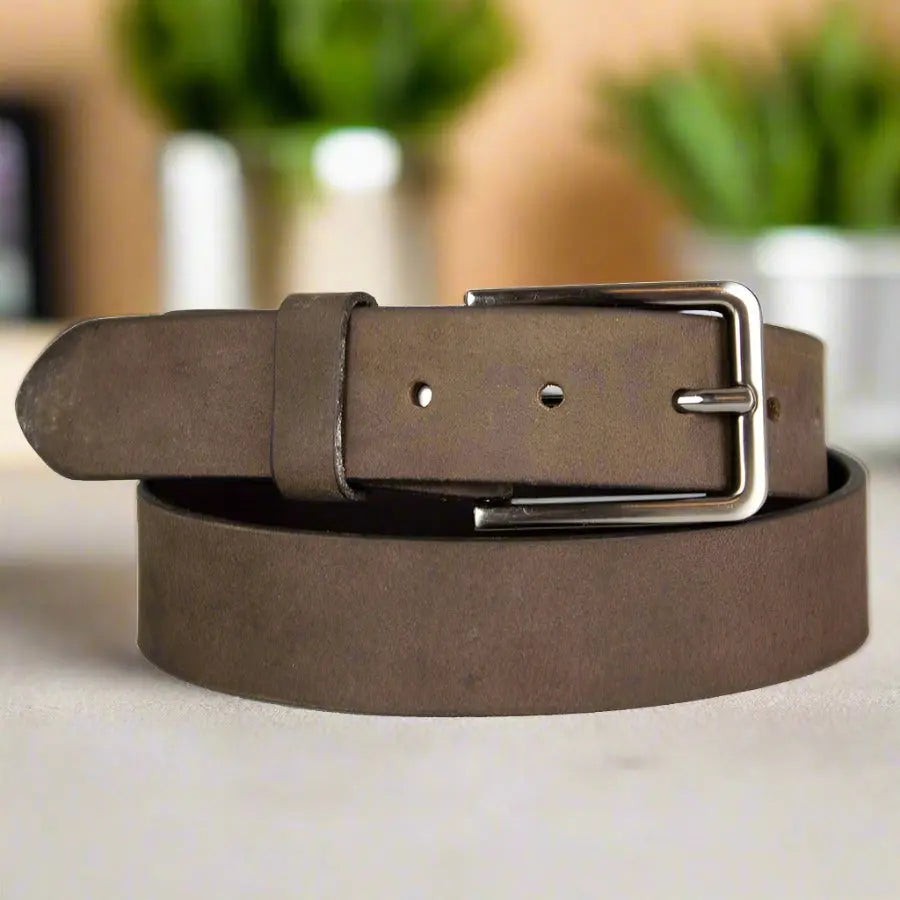 Ceinture BOL en cuir vieilli pour homme