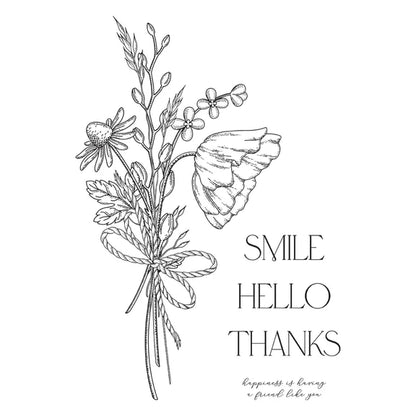 Pressoir à gaufrer Bouquet « A Friend Like You » de la collection Pressed Posies