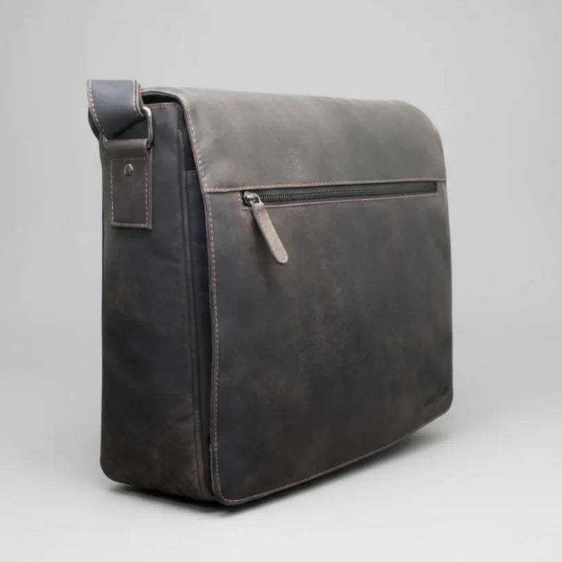 Sacoche pour ordinateur portable en cuir Greenwood