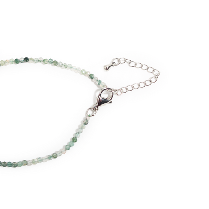 Moss Agate Bracelet - 2-3mm