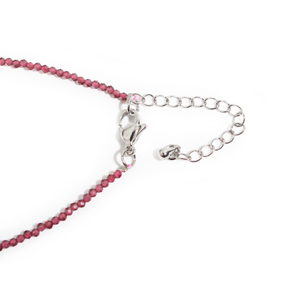 Garnet Bracelet - 2-3mm
