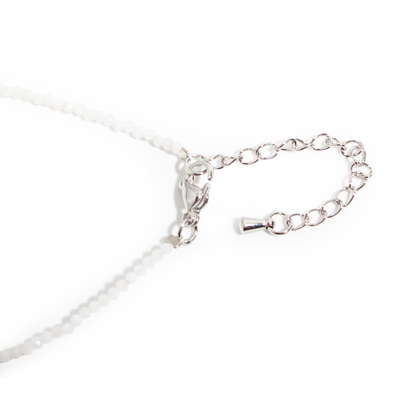 White Moonstone Bracelet - 2-3mm