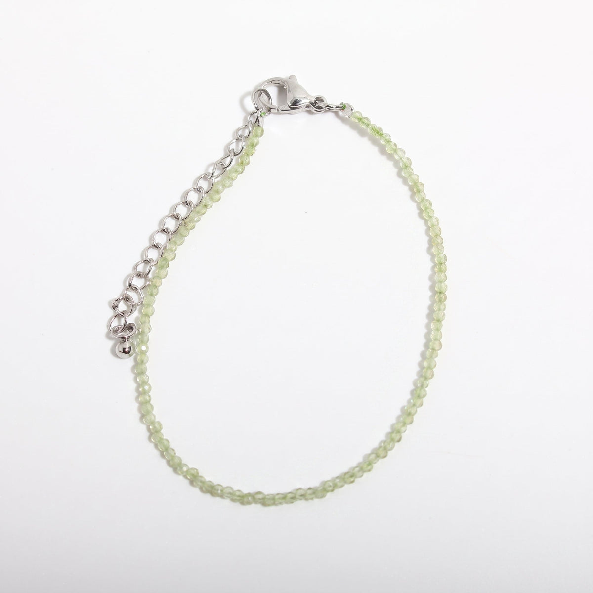 Peridot Bracelet - 2-3mm