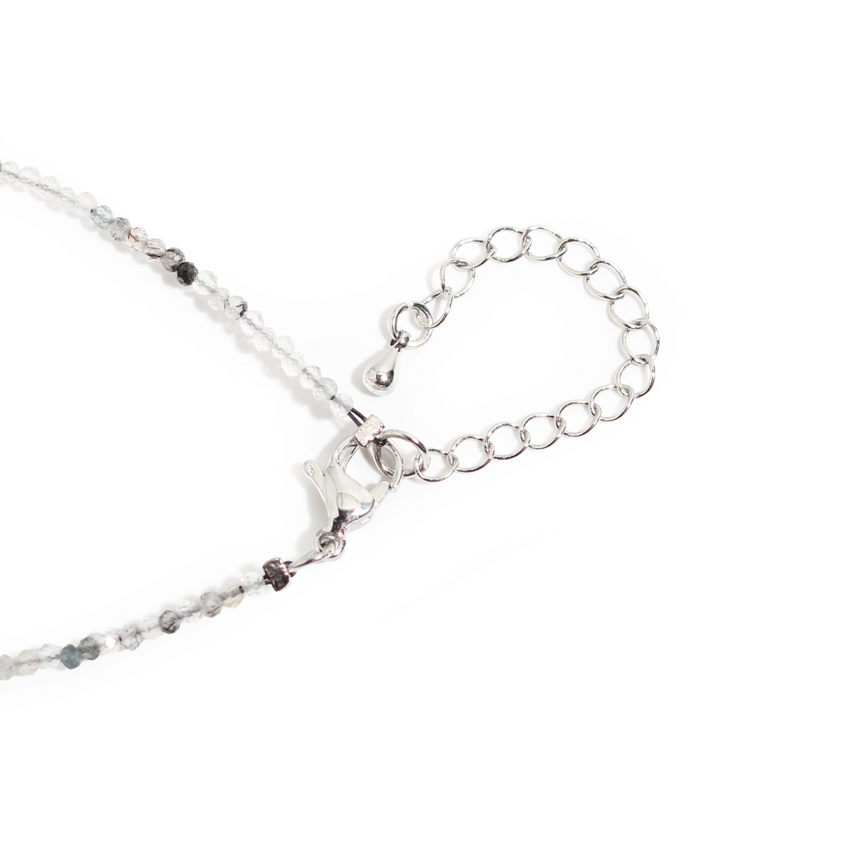 Tourmalinated Quartz Bracelet - 2-3mm