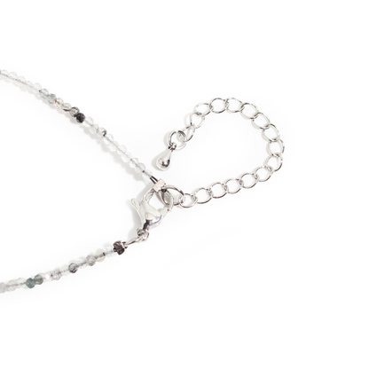 Tourmalinated Quartz Bracelet - 2-3mm