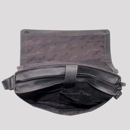 Sacoche pour ordinateur portable en cuir Greenwood