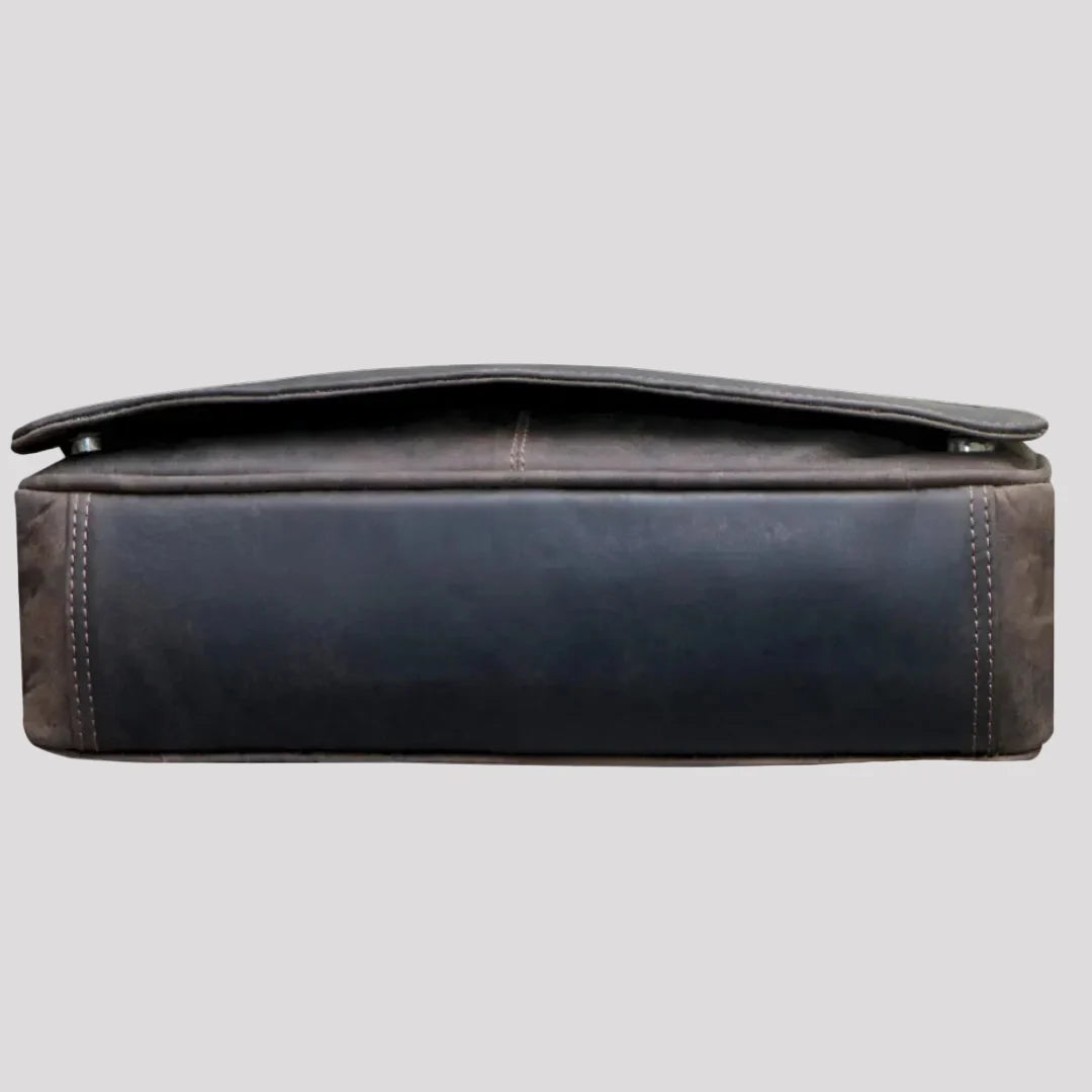 Sacoche pour ordinateur portable en cuir Greenwood