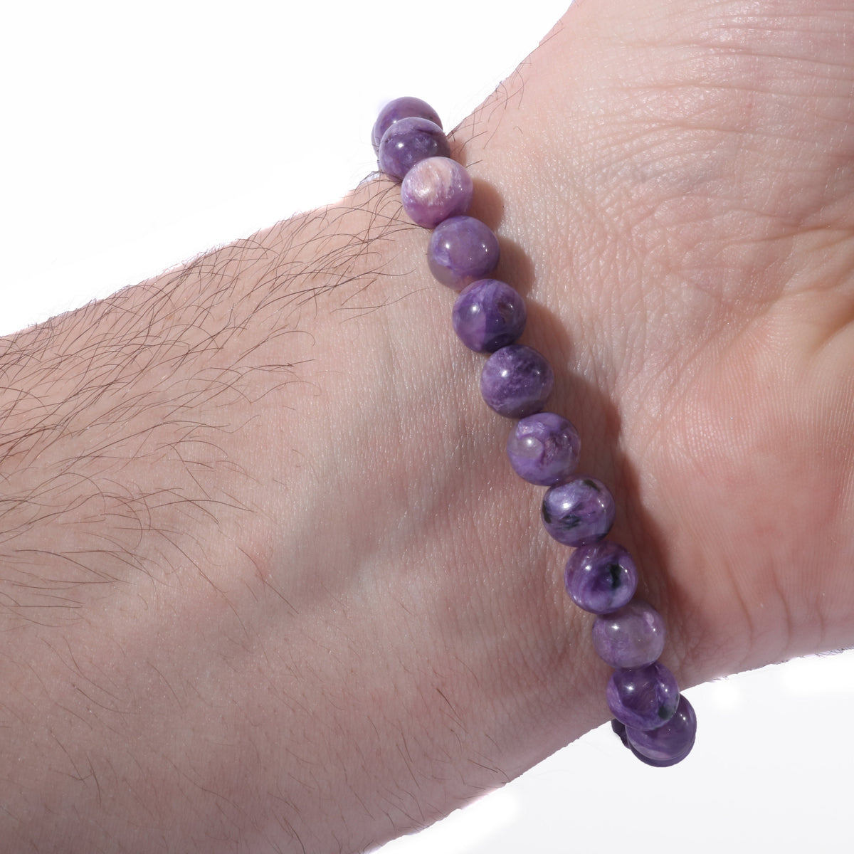 Charoite 7mm Bead Bracelet