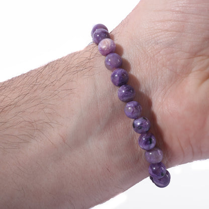 Charoite 7mm Bead Bracelet