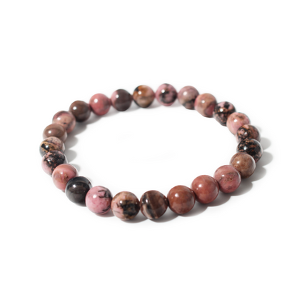 Rhodochrosite Bead Bracelet