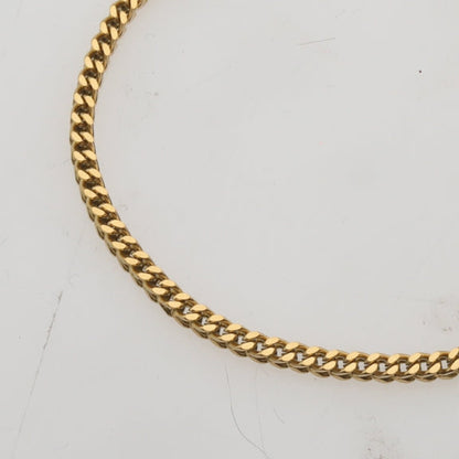 BRIELLA Bracelet chaîne maille cubaine en or