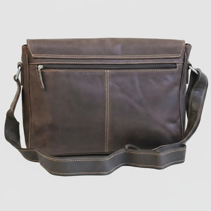 Sacoche pour ordinateur portable en cuir Greenwood