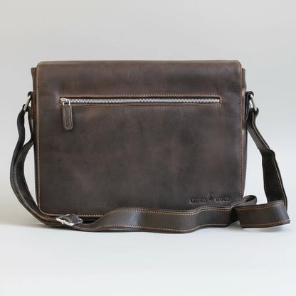 Sacoche pour ordinateur portable en cuir Greenwood