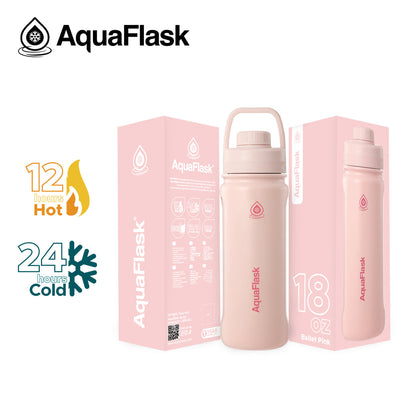 Bouteilles d'eau isothermes sous vide AquaFlask Original 530ml (18oz)
