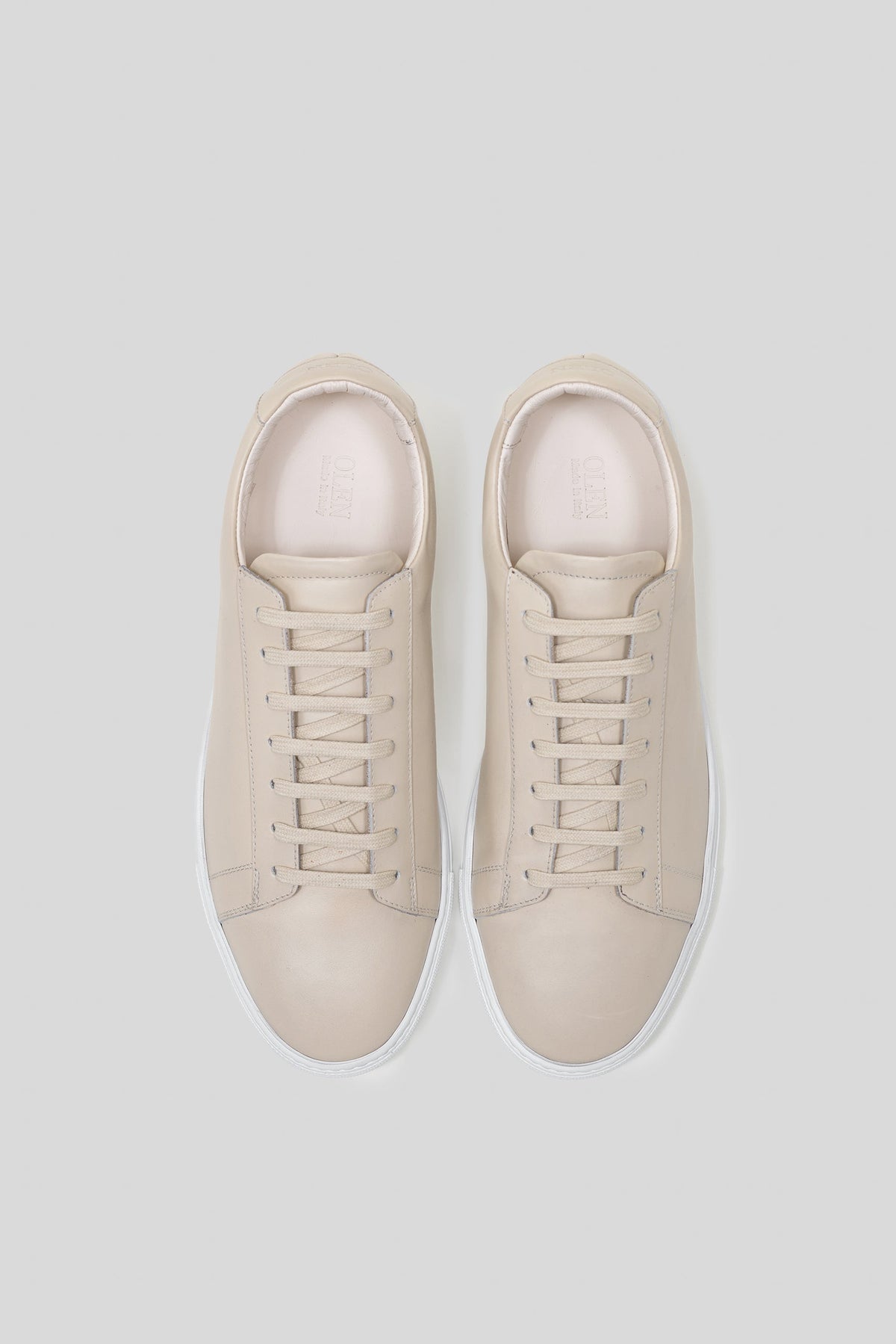 Beige Calfskin Città Sneaker