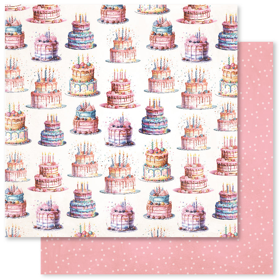 Collection de papiers 30x30 cm Les essentiels amusants d'un anniversaire 33282