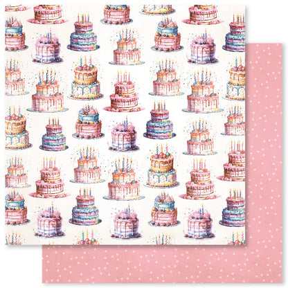 Collection de papiers 30x30 cm Les essentiels amusants d'un anniversaire 33282