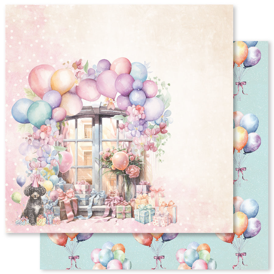 Collection de papiers 30x30 cm Les essentiels amusants d'un anniversaire 33282