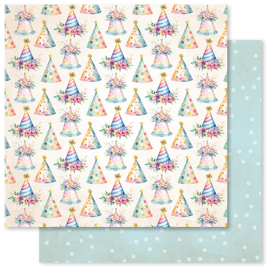 Collection de papiers 30x30 cm Les essentiels amusants d'un anniversaire 33282