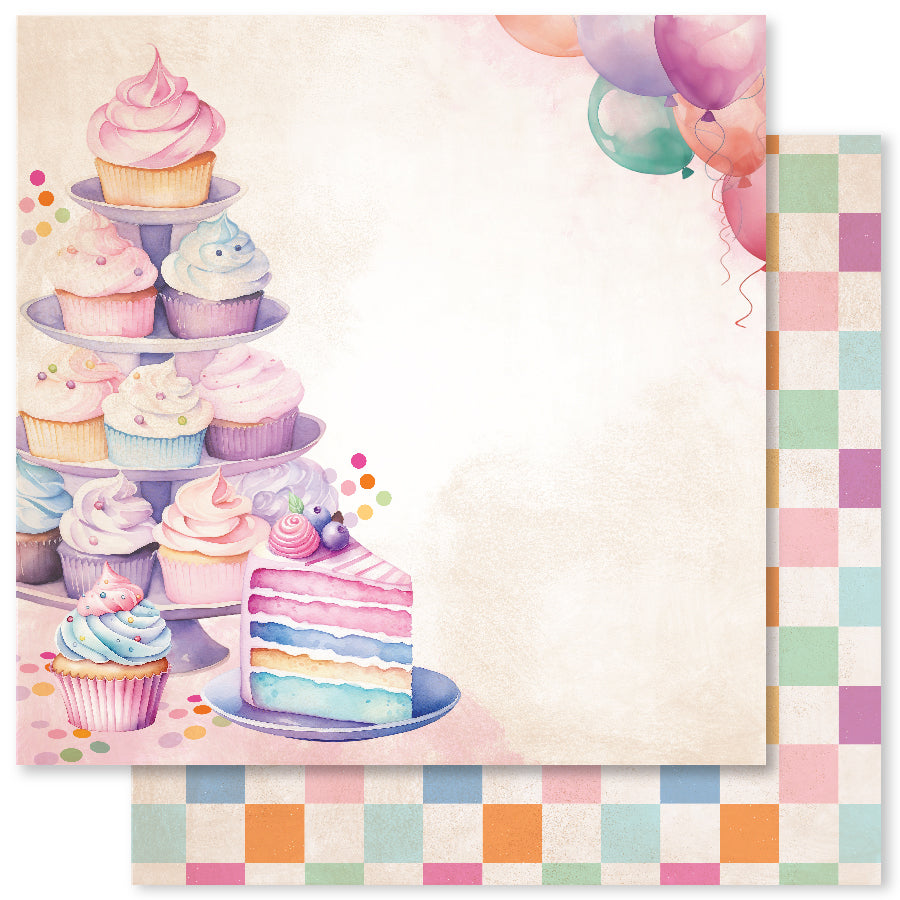 Collection de papier 30x30 Anniversaire amusant 33258