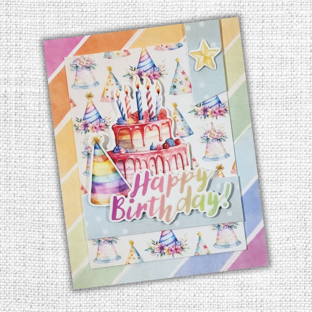 Birthday Fun Tags & Tickets Embossed Die Cuts 33309