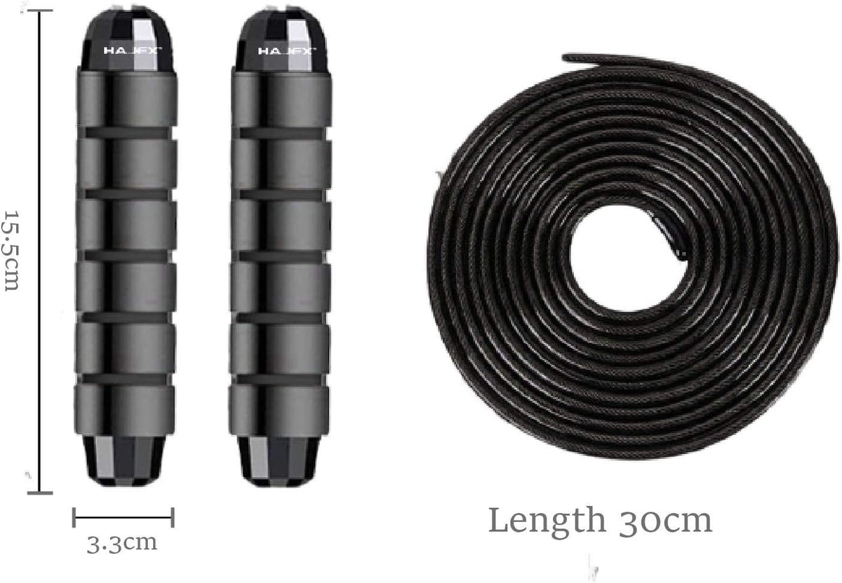 HAJEX Adjustable Jump Rope - PVC Coated Steel Wire