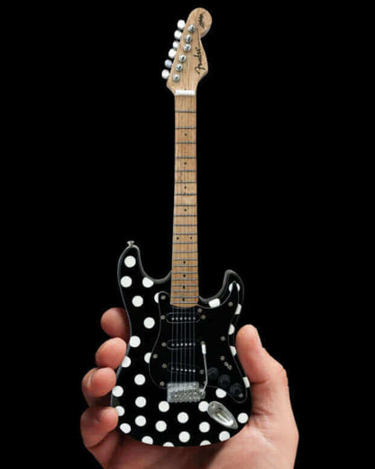 Buddy Guy - Réplique de guitare Fender™ Strat™ miniature avec finition à pois