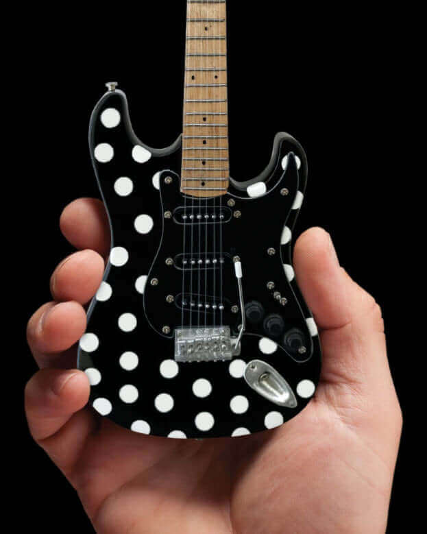 Buddy Guy - Réplique de guitare Fender™ Strat™ miniature avec finition à pois