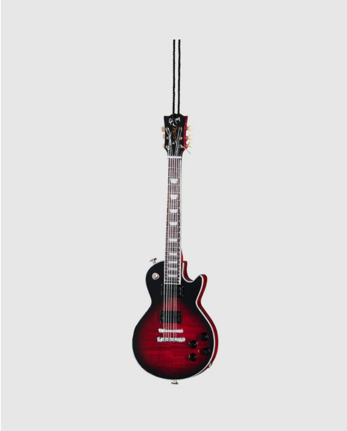 Ornement de Noël Guitare Slash Vermillion Burst 6" Gibson Les Paul - Sous Licence Officielle