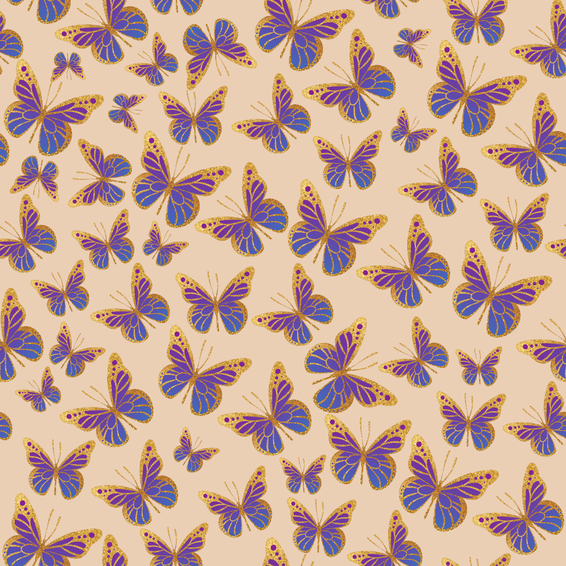 Vinyle thermocollant à motif papillon Morpho bleu