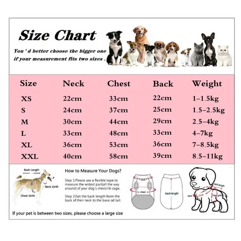 Veste pour chien | Manteau pour chien avec cœur