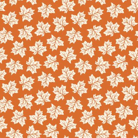 Riley Blake - Nuances d'automne - Feuilles Orange - C13472R-ORANGE