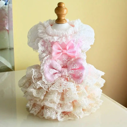 Princess Lolita Dog Dress | Frilly Occasion Dog Dress