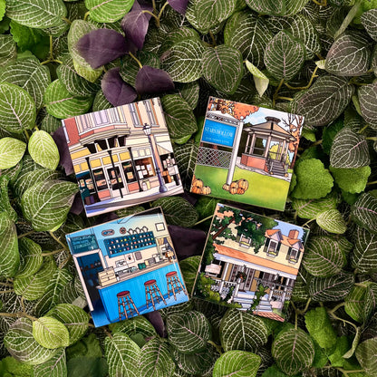 Sous-verres Lieux de Gilmore Girls