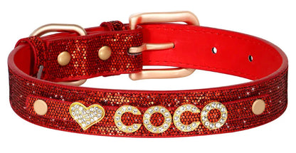 Collier pour chien Crimson Crown | Collier pour chien personnalisé