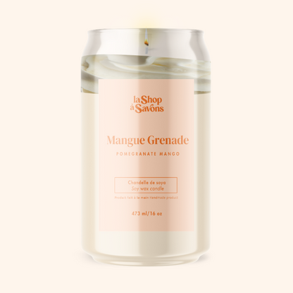 Soy Candle 16 oz - Mango Pomegranate