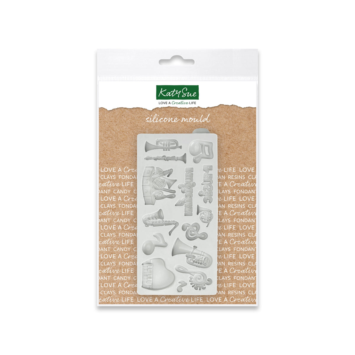 Miniature Music Set Silicone Mould
