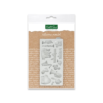 Miniature Music Set Silicone Mould