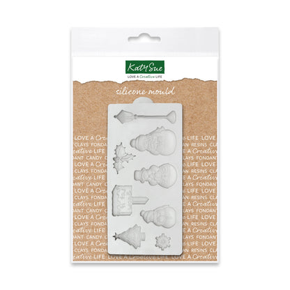 Miniature Let it Snow Silicone Mould