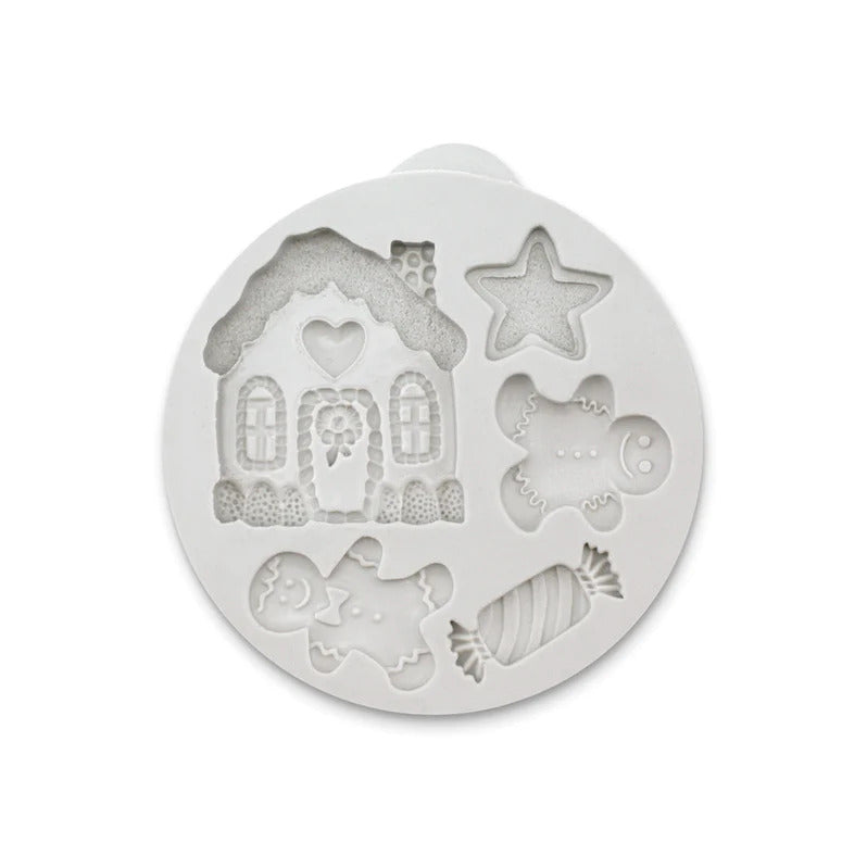 Moule en silicone miniature pour pain d'épices de Noël