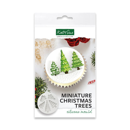 Moule en silicone Sapins de Noël miniatures