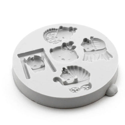 Miniature Baby Girl Silicone Mould